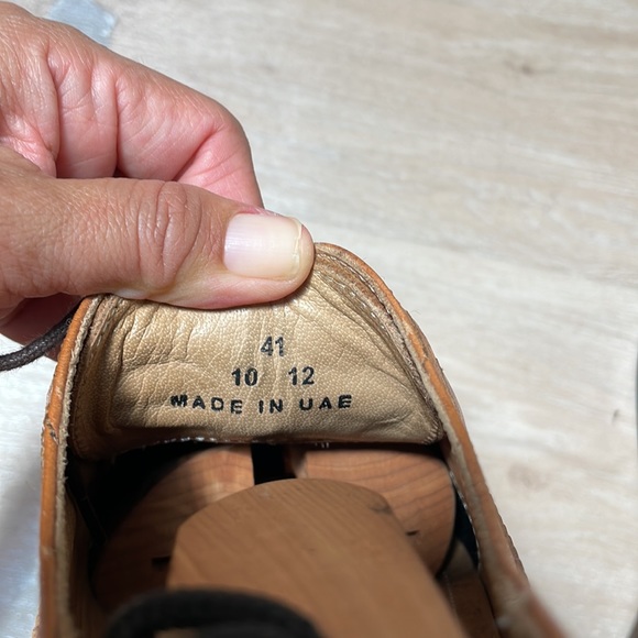 Hudson London Men’s Dress Shoe. Size 41/Size 10 - Picture 5 of 6